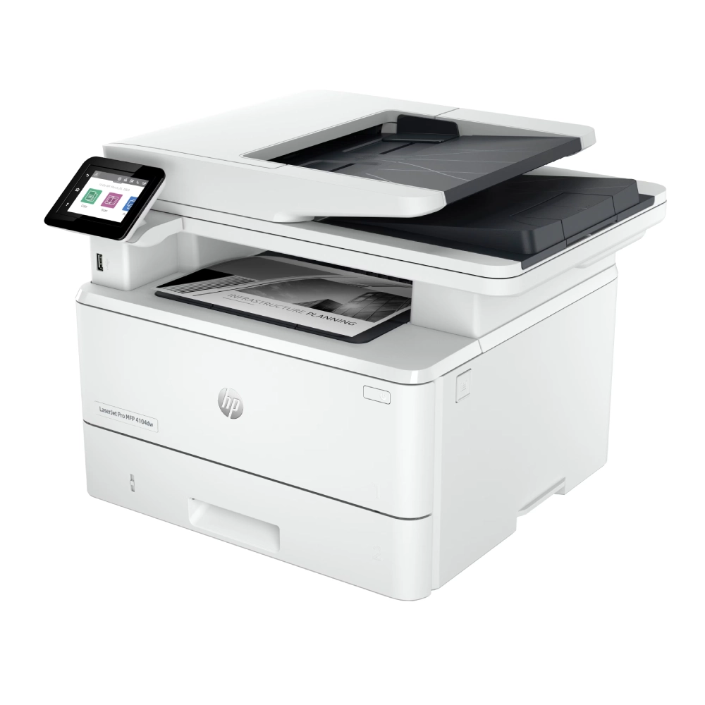 HP Laser Printer 4104dw A4 Multi Function with | Duplex | WiFi | Lan view 3